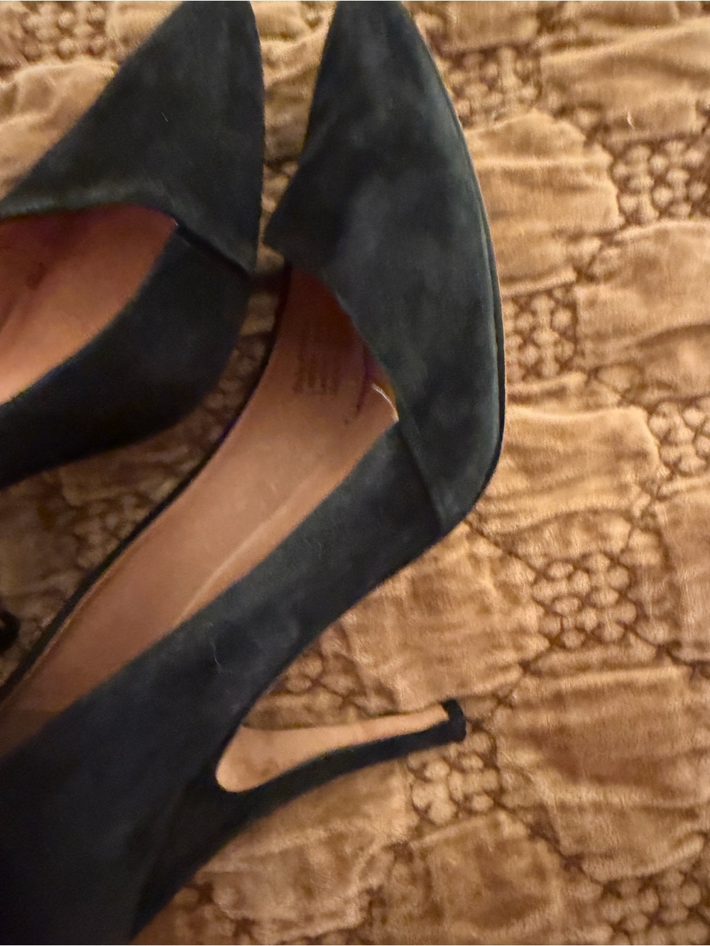 Madewell Vintage Black Suede Pointed-Toe Stiletto Heels - Picture 10 of 10